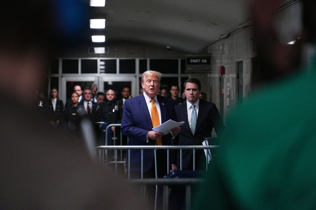 Former President Donald Trump's Hush Money Trial Continues In New York