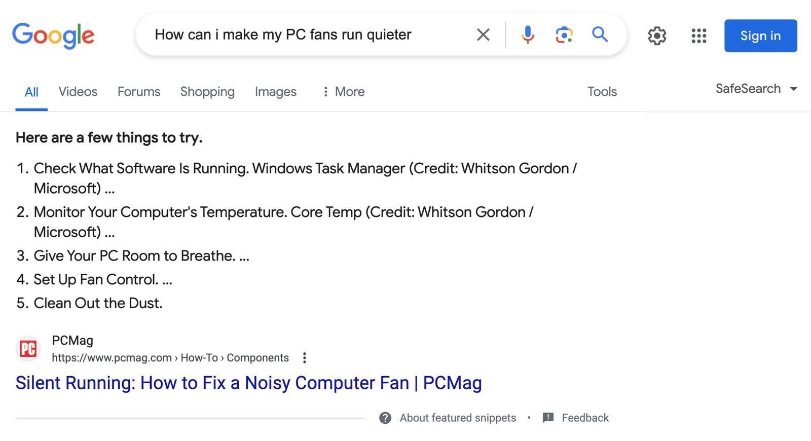google arama sonuclarindaki yararsiz yapay zeka genel bakislarini ortadan kaldirmanin alti yolu 1 yZU9yLqz