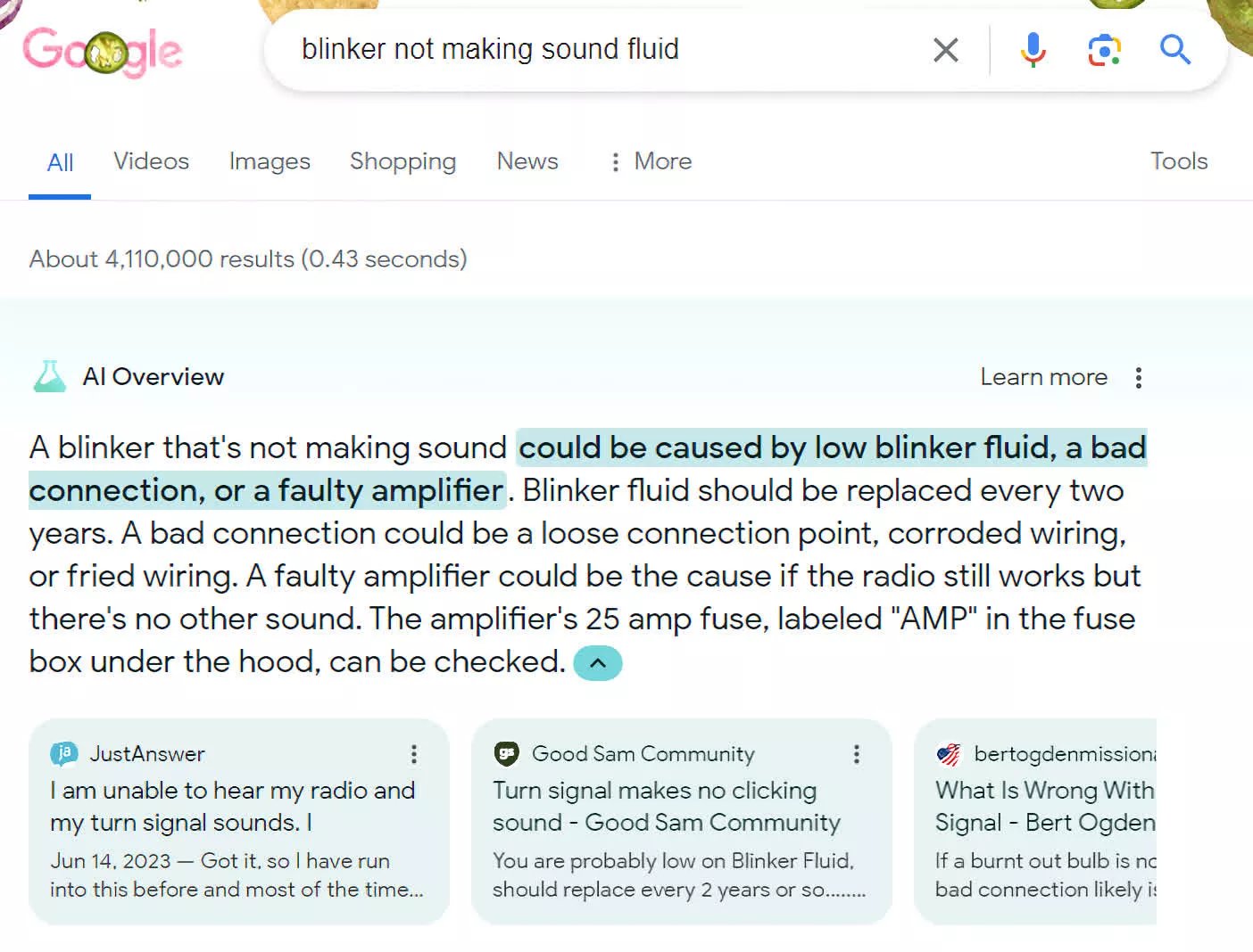 googlein ai genel bakislari size berbat yanitlar vermek icin berbat bilgi kaynaklari kullaniyor 0 5zlW4ZWC