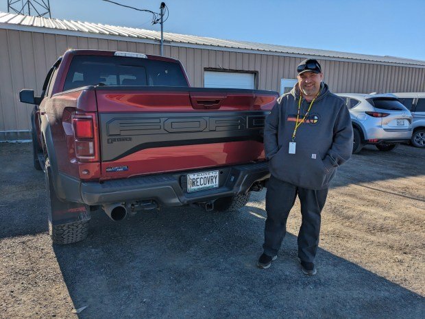 Erik Lamoreau is a peer recovery coordinator for the Mi'kmaq Nation health department. He uses his personal history of substance use to connect with others in similar situations and help them find their own path to recovery. (Aneri Pattani/KFF Health News/TNS)