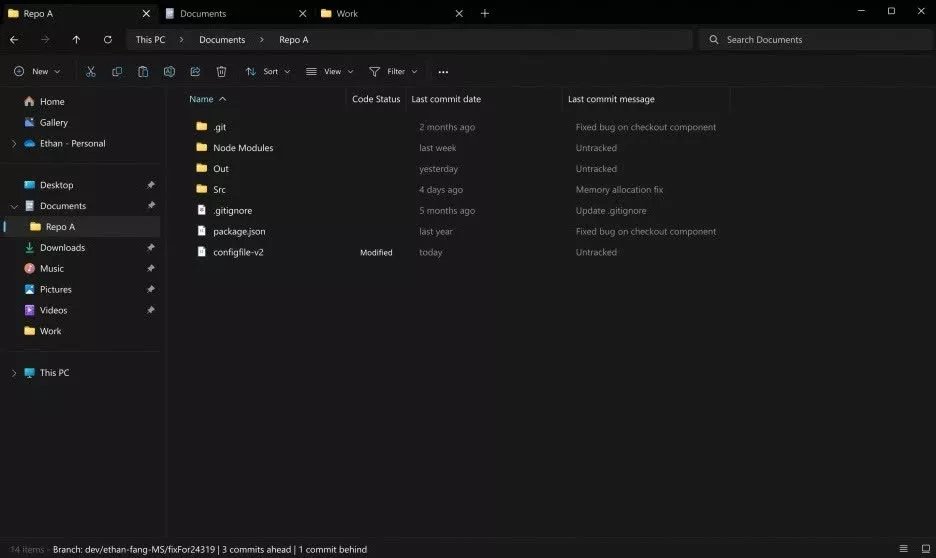 windows 11 dosya gezgini surum kontrolu 7z ve tar sikistirma destegi ekler 0 yyOMaIJG