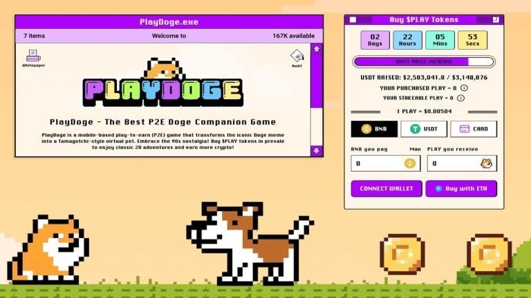 analistler buyuk kazanclar tahmin ederken playdoge gogus coin 10 gunluk on satista 25 milyon XsF6ACP3