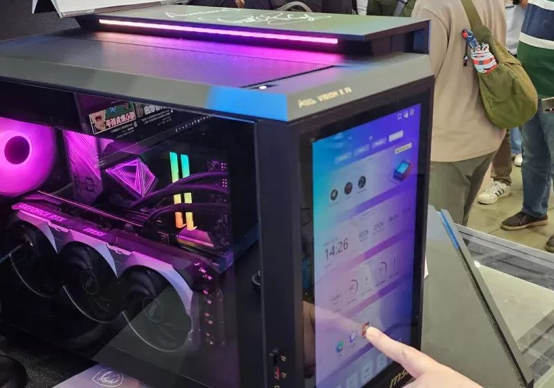 msi muhtemelen arrow lake ve blackwell yongalarina sahip on tarafinda 1080p ekran bulunan masaustu DK6ALRmO