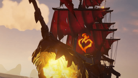 sea of thieves 13 sezonda size alev silahli bir gemi veriyor AtLXuAS7