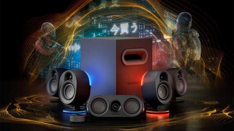 steelseriesin stellar oyun hoparlor sistemi amazonda 100 dolarin uzerinde indirimle