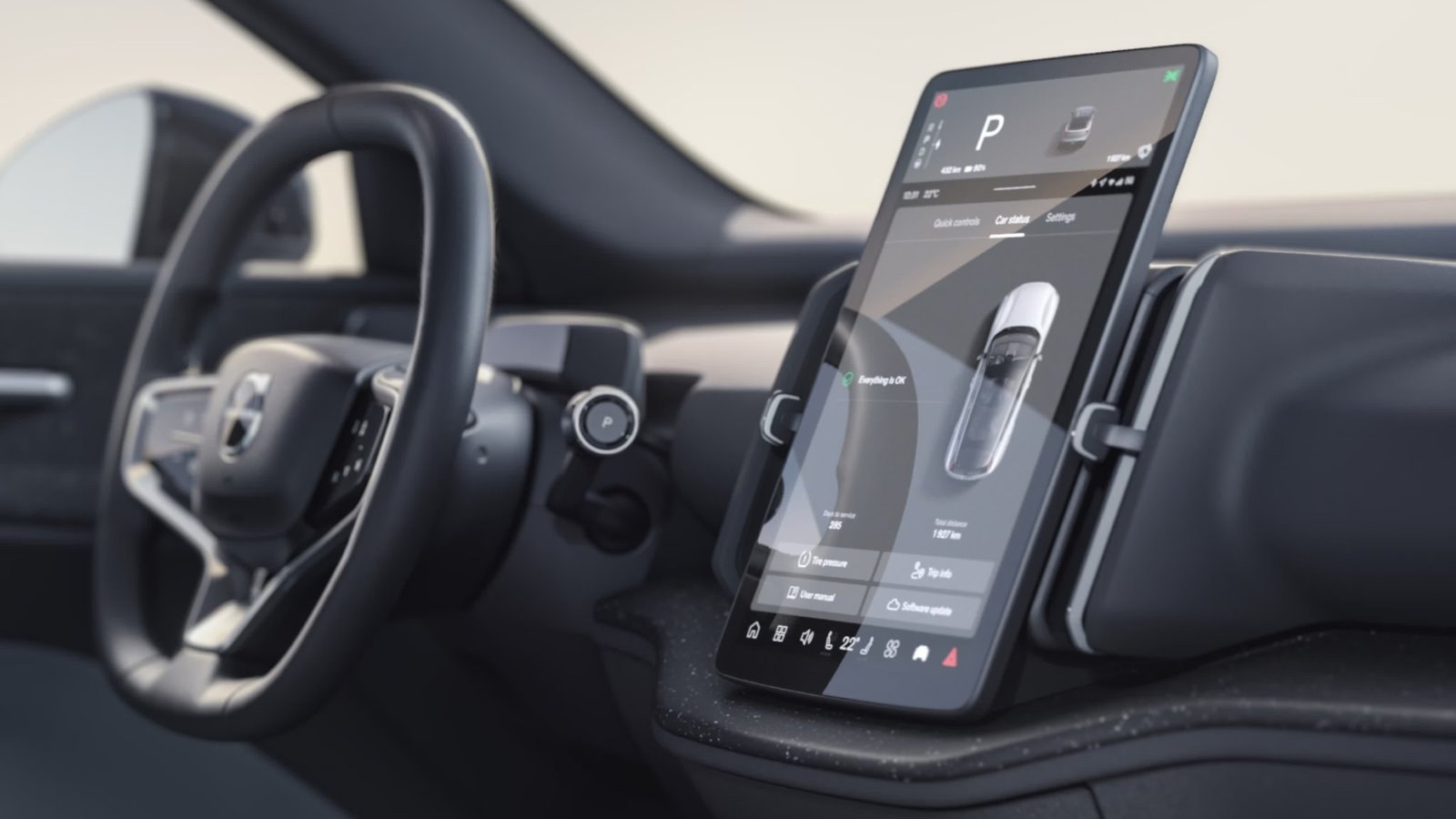 volvo ex30 crossoverlar hiz gostergesini gizleyen ekran hatasi nedeniyle geri cagrildi 0