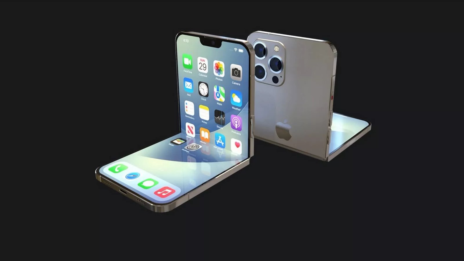 applein ilk katlanabilir iphoneunun kapakli bir tasarima sahip olmasi bekleniyor 2026da piyasaya surulmesi bekleniyor SbDL6ThM