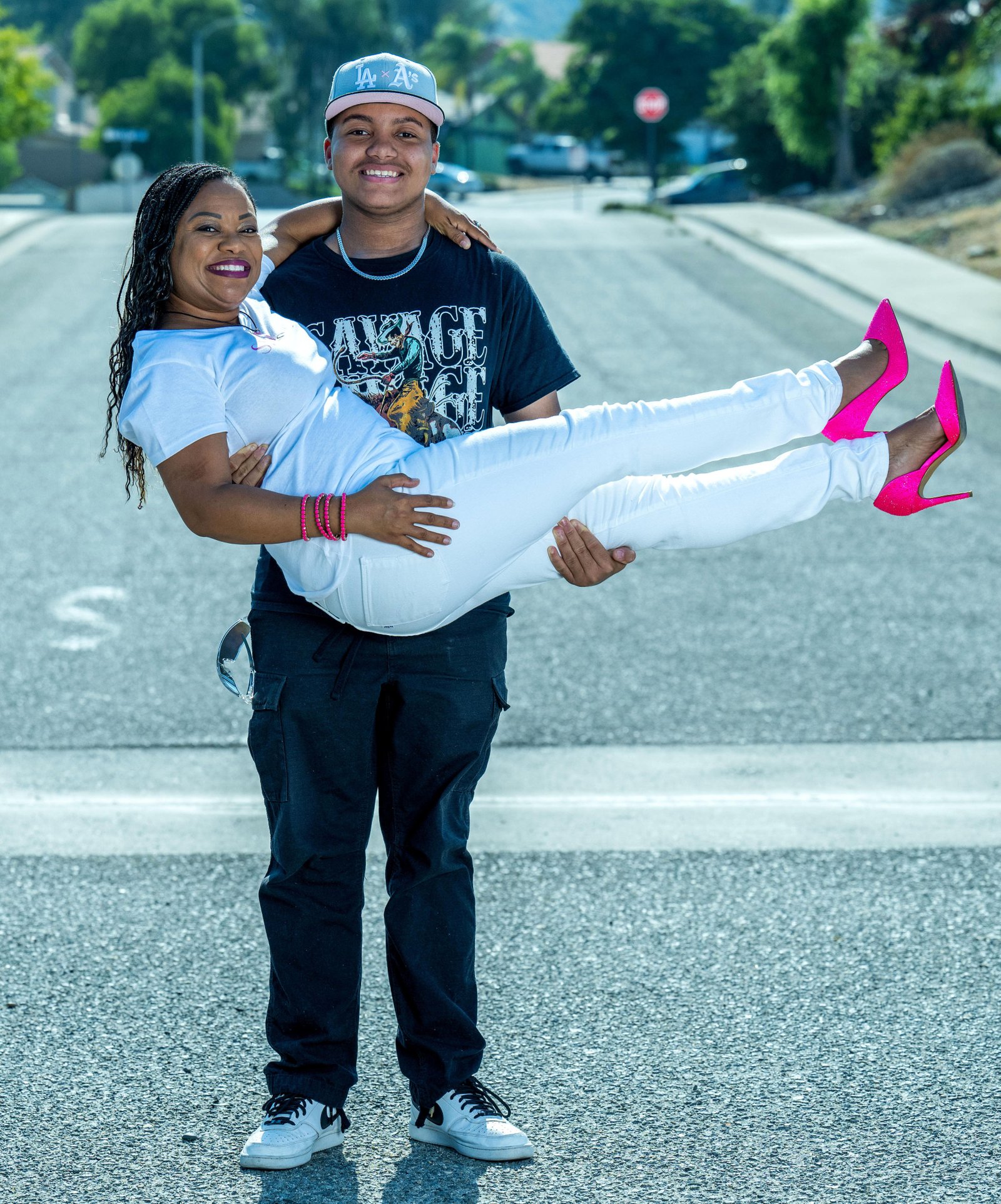 Cancer survivor Tasha Champion youngest son Denver Champion, 15, was...