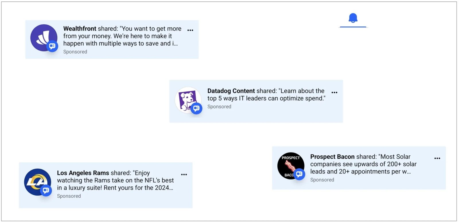 meta facebook bildirimlerine reklam koyuyor ama bu sadece bir test 0 tnc3ABju