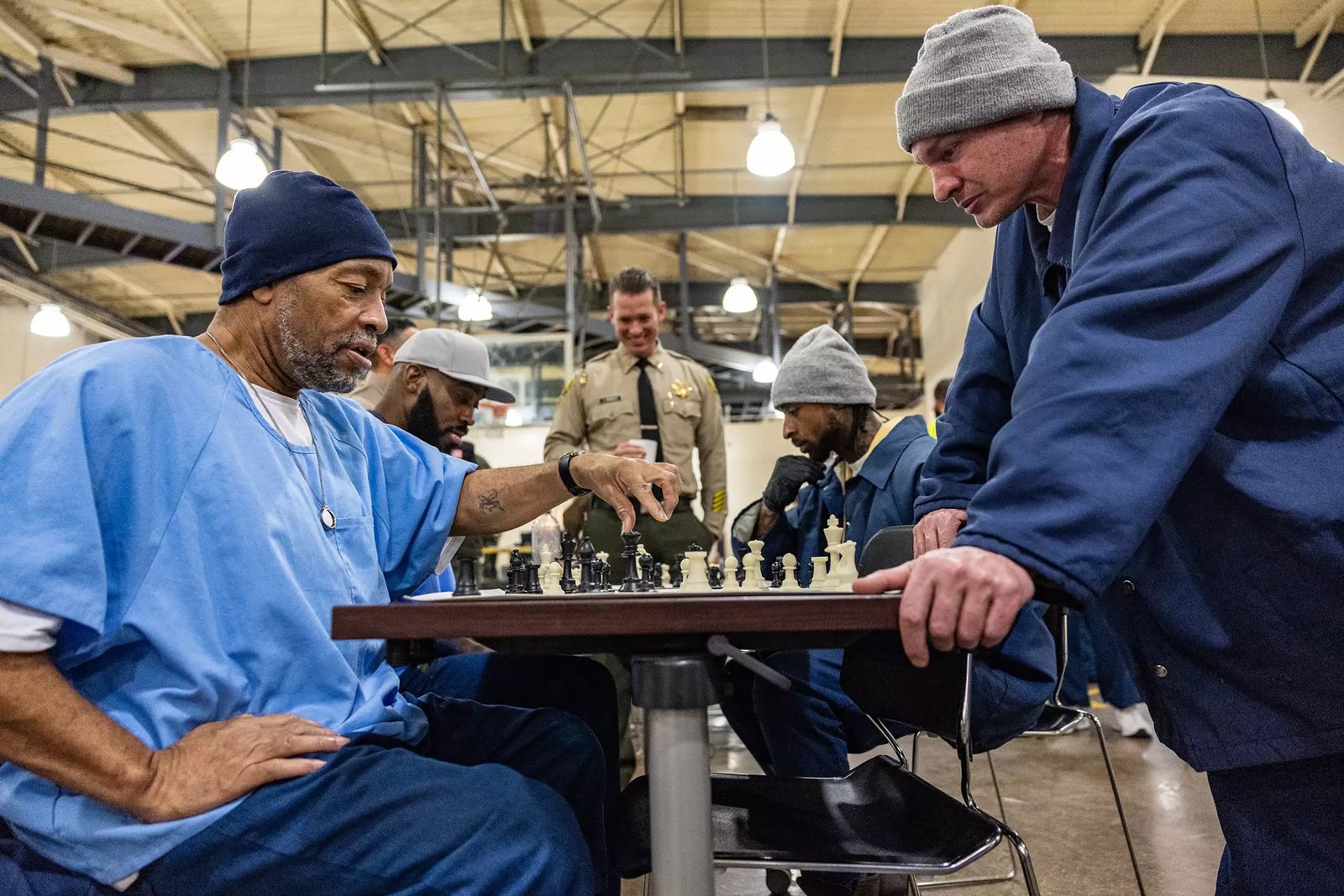 San Quentin is hosting chess matches, kickball tournaments and flag...