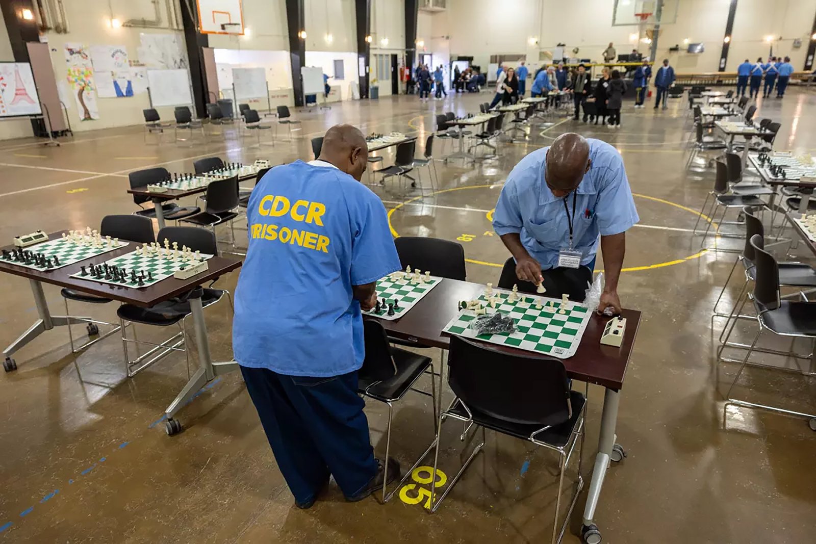 San Quentin SkunkWorks hosted a guard-vs.-prisoner chess tournament at the...