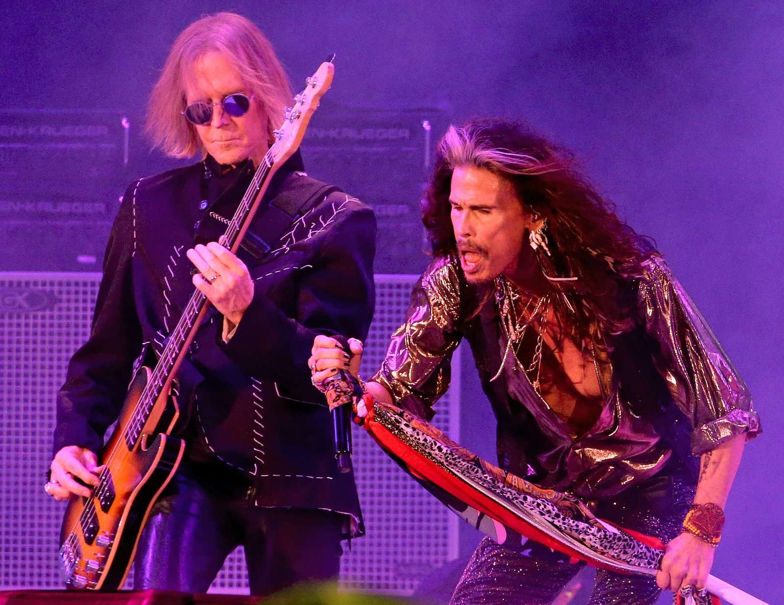 BOSTON, MA &ndash; September 8: Tom Hamilton and Steven Tyler...