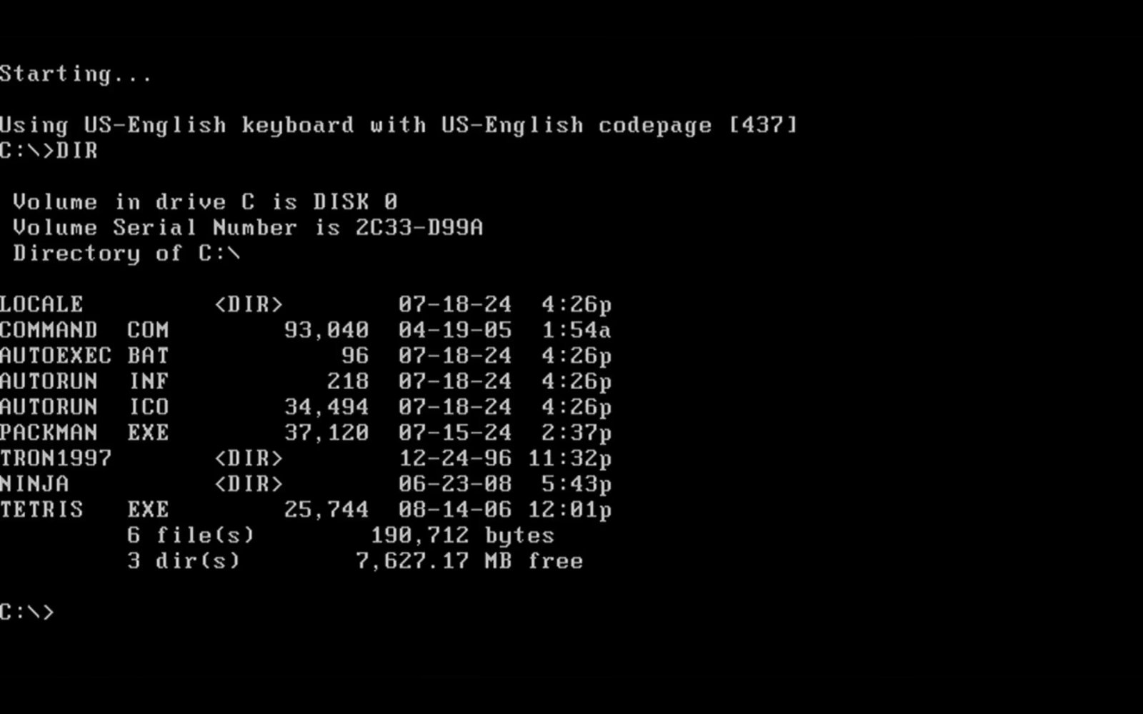 cagdas donanimlarda yerel olarak calisan ms dosa bakin x86nin inanilmaz geriye donuk uyumlulugunu sergiliyor 0 tVKepMlp