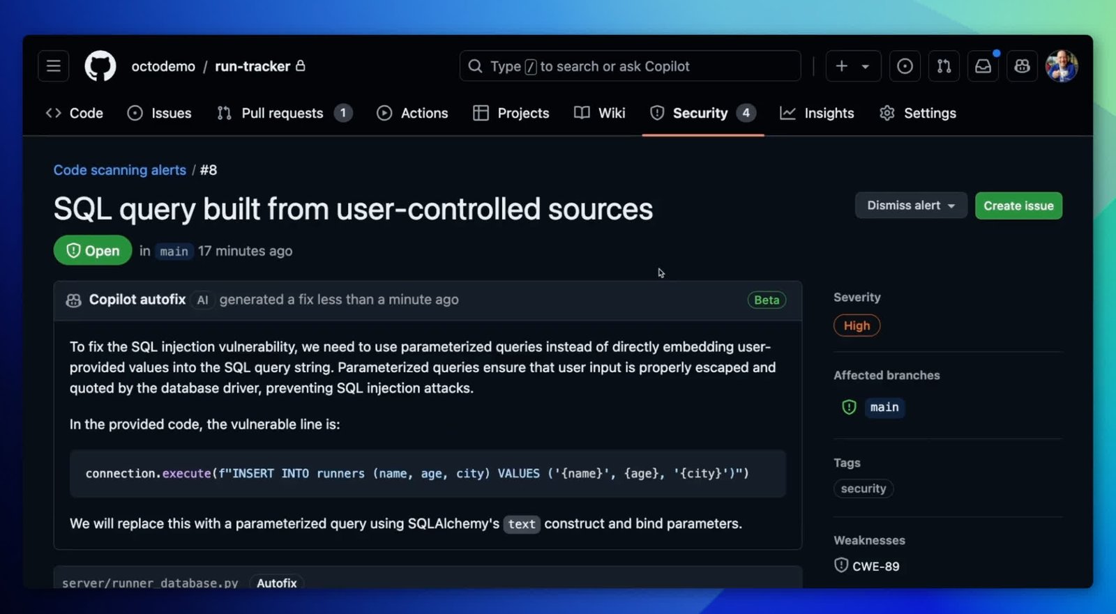 github copilot autofix kodunuzdaki guvenlik sorunlarini tespit edip cozdugunu iddia ediyor 0 EqyOvZ9e