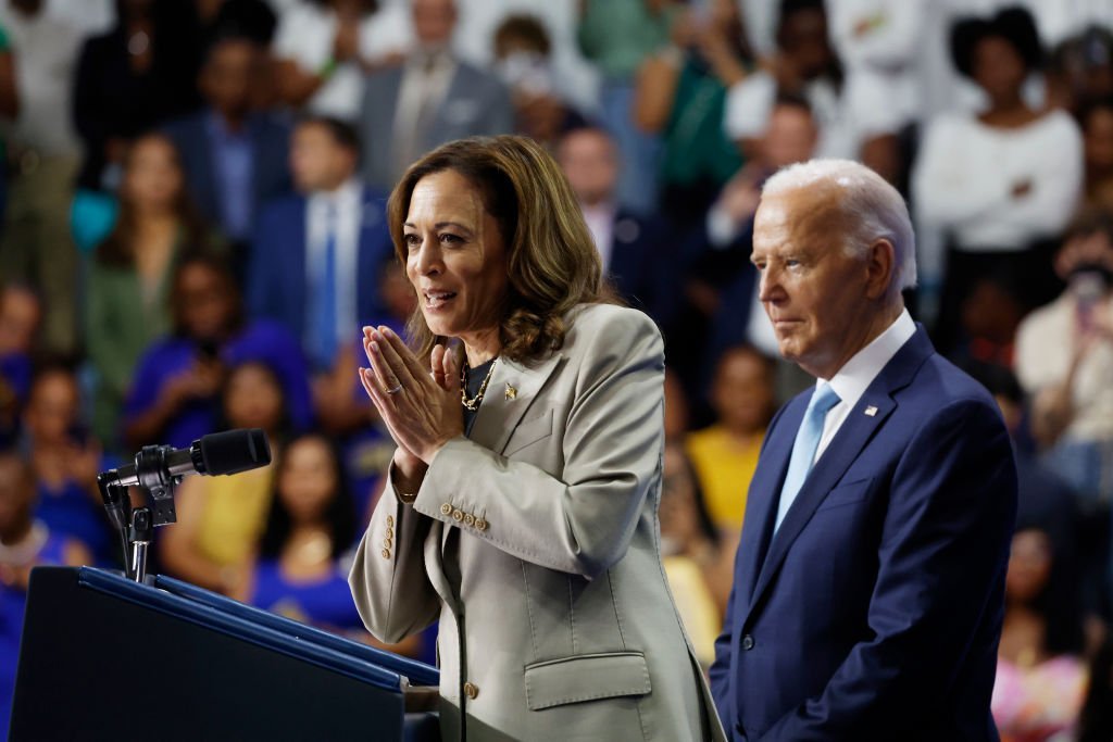 President Biden And Vice President Kamala Harris Speak In Maryland