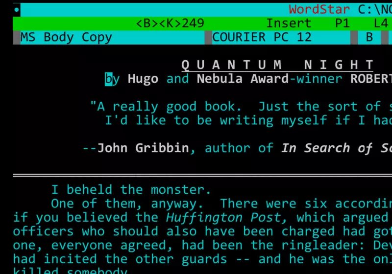 Klasik kelime işlemcisi WordStar, en sadık kullanıcılarından biri tarafından yeni bir "tak ve çalıştır" sürümüne kavuştu 1 klasik kelime islemcisi wordstar en sadik kullanicilarindan biri tarafindan yeni bir tak ve calistir EnkBBeMk